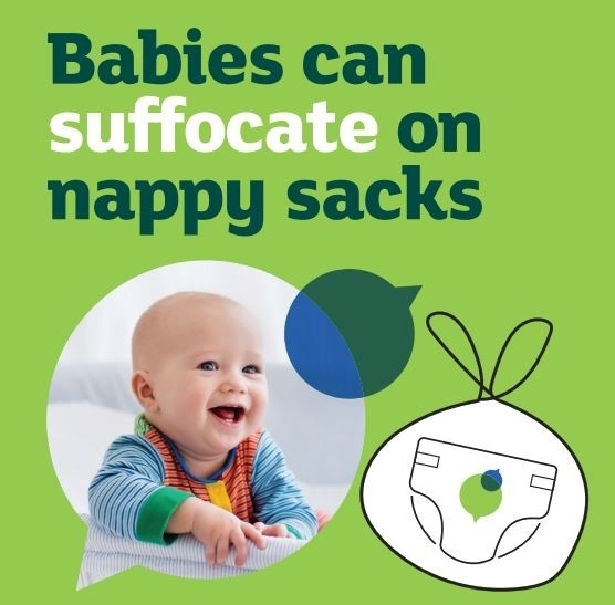 babies choke on nappy sacks